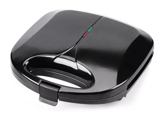 Melegszendvicssütő  750w szendvics pirítós dupla fekete