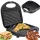 panini tortillasütő szendvicsekhez, tapadásmentes, 750 W-os