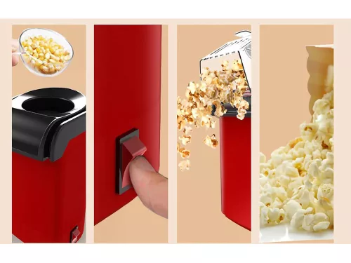 Popcorn készítő gép 1200w air fryer technológia