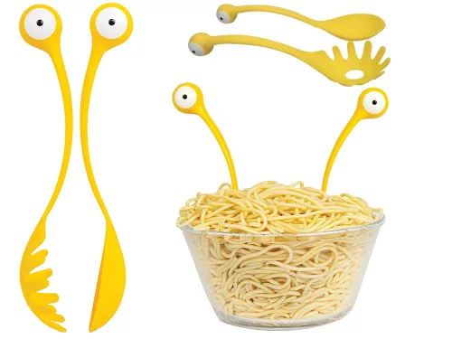 tészta spagetti kanál 2 db-os szett kanál nagy szűrő
