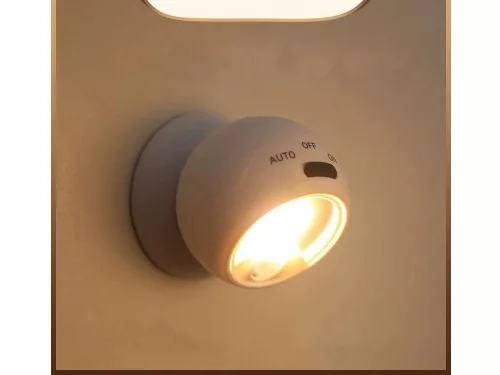 Led lámpa cob 360 elemmel működő mágnes vezeték nélküli mozgásérzékelő éjszakai