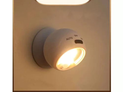 Led lámpa cob 360 elemmel működő mágnes vezeték nélküli mozgásérzékelő éjszakai