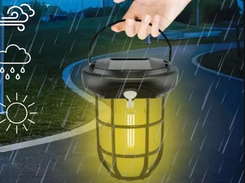 Napelemes lámpa alkonyati mozgásérzékelővel 3 üzemmód 3 led 1800lm vízálló