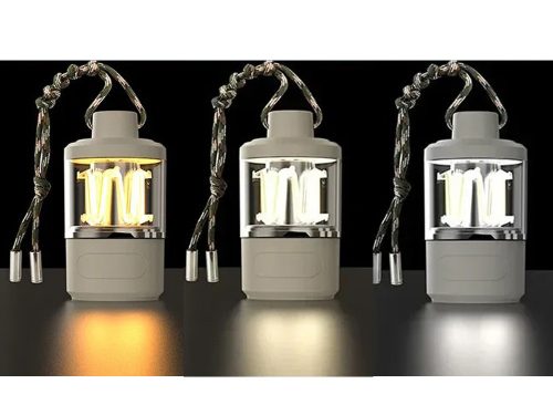 Utazás könnyű kemping újratölthető led lámpa powerbank usb