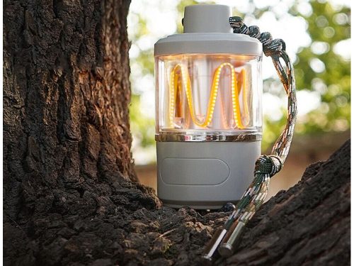 Utazás könnyű kemping újratölthető led lámpa powerbank usb