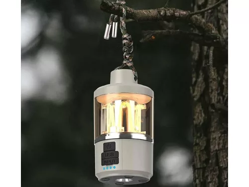 Utazás könnyű kemping újratölthető led lámpa powerbank usb