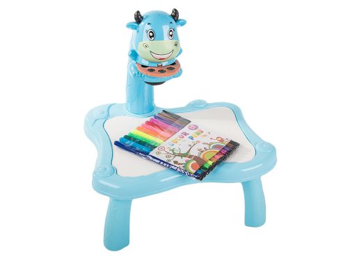 Írásvetítő rajzasztal táblák filctollak gyerekeknek kék