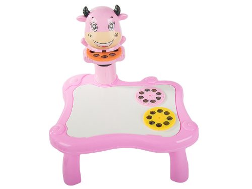 Írásvetítő rajzasztal táblák filctollak gyerekeknek rózsaszín