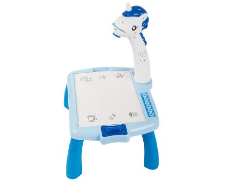 Írásvetítő rajzasztal táblák filctollak gyerekeknek 35cm x 3cm x 29cm kék