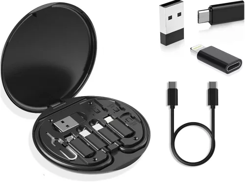 Adapterkészlet usb kábel c típusú 4in1 mikro világítás 60w, telefonállvány