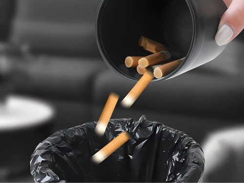 Hamutartó pohártartó autó otthonra cigarettaoltó
