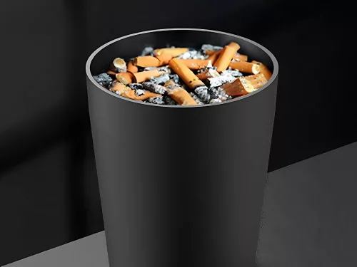 Hamutartó pohártartó autó otthonra cigarettaoltó