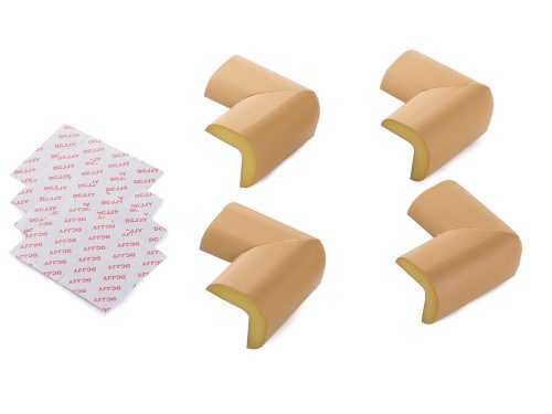 Bútor sarkvédő  bronz 4db