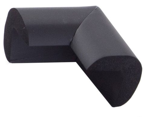 Habszivacs sarokvédő bútor sarkok fehér matricák x4 fekete