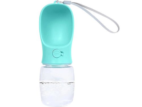 Hordozható kutyasétáltató itatótál 380ml. Kék