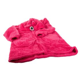   Meleg túlméretezett takaró melegítő pulóver xl vastag 2in1 szőrme kapucnis, rózsaszín