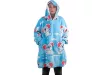 Meleg koala pulóver takaró oversize xxl 2in1 vastag szőrme puha kapucnival