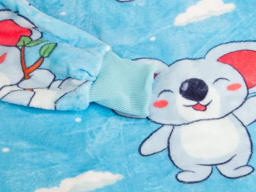 Meleg koala pulóver takaró oversize xxl 2in1 vastag szőrme puha kapucnival
