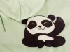 Meleg panda melegítő pulóver oversize takaró xxl 2in1 vastag szőrme puha kapucnival