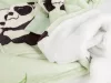 Meleg panda melegítő pulóver oversize takaró xxl 2in1 vastag szőrme puha kapucnival
