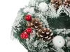 Koszorús fejdísz Karácsonyi koszorú Karácsonyi dekoráció ajtó ablakhoz