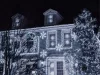 Fények fény függöny karácsonyi füzér dekoráció 500 led hideg ip44