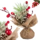 Karácsonyi koszorú dísz asztali asztali dekoráció karácsonyra