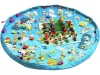 Geantă de jucării Playmat, organizator de podea pentru depozitarea jucăriilor, albastru