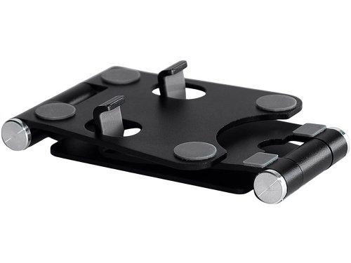 Telefontartó táblagép tartó fém csúszásmentes állvány fekete