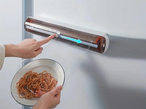 Konyhai fóliaadagoló vágó konyhai fóliaadagoló narancs