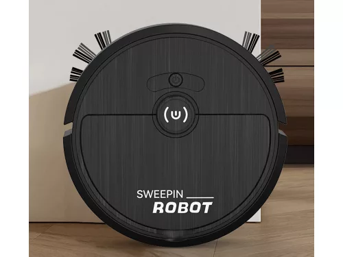 Tisztítórobot nagy teljesítményű, automata, vezeték nélküli elektromos porszívó fekete