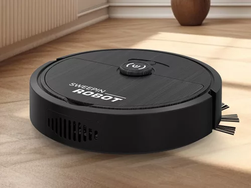 Tisztítórobot nagy teljesítményű, automata, vezeték nélküli elektromos porszívó fekete
