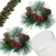Üveg díszgyertyák gyertya gyertya koszorú szett ünnepekre 2 db