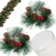 Üveg díszgyertyák gyertya gyertya koszorú szett ünnepekre 2 db