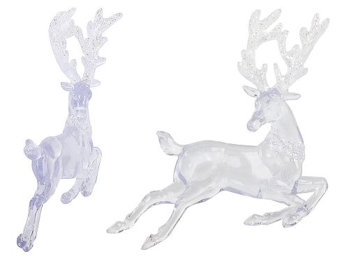 Rénszarvas karácsonyfa medál csillogó karácsonyi dekoráció