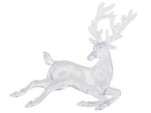 Rénszarvas karácsonyfa medál csillogó karácsonyi dekoráció