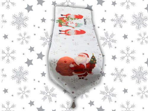 Karácsonyi asztali futó Mikulás Szenteste 205x35cm