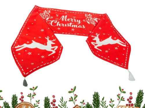 Karácsonyi asztali futó Karácsonyi rénszarvas 205x35cm