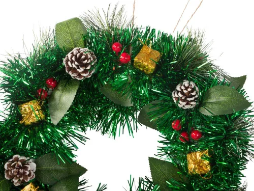 karácsonyi koszorú karácsonyi dekoráció ajtódíszítés ablak