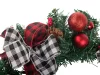 Karácsonyi dekorációs koszorű fali dekoráció ajtódísz  karácsonyi díszítés v4
