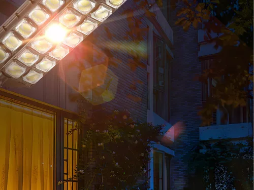 LED napelemes utcai lámpa távirányítóval, nagy teljesítményű, vízálló IP65 mozgásérzékelővel