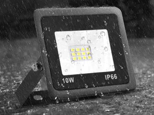 LED reflektor, 10 W, 6000 K, kültéri, vízálló, IP66