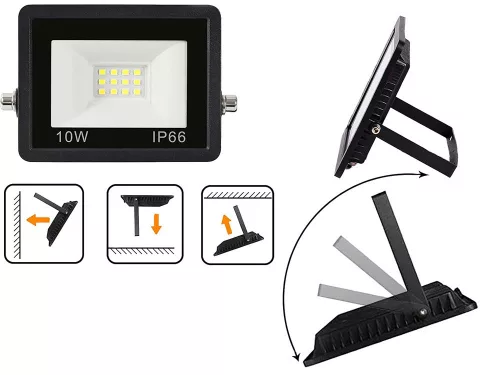 LED reflektor, 10 W, 6000 K, kültéri, vízálló, IP66