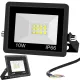LED reflektor, 10 W, 6000 K, kültéri, vízálló, IP66