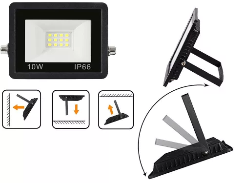 LED reflektor, 10 W, 6000 K, kültéri, vízálló, IP66