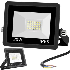 LED reflektor, 20 W, 6000 K, kültéri, vízálló, IP66