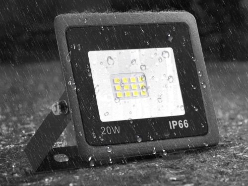 LED reflektor, 20 W, 6000 K, kültéri, vízálló, IP66