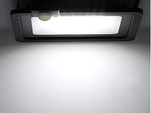 LED reflektor 10 W 6000 K szürkülátérzékelővel IP66