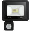 LED reflektor 20W 6000 K szürkülátérzékelővel IP66