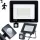 LED reflektor 100W 6000 K szürkülátérzékelővel IP66